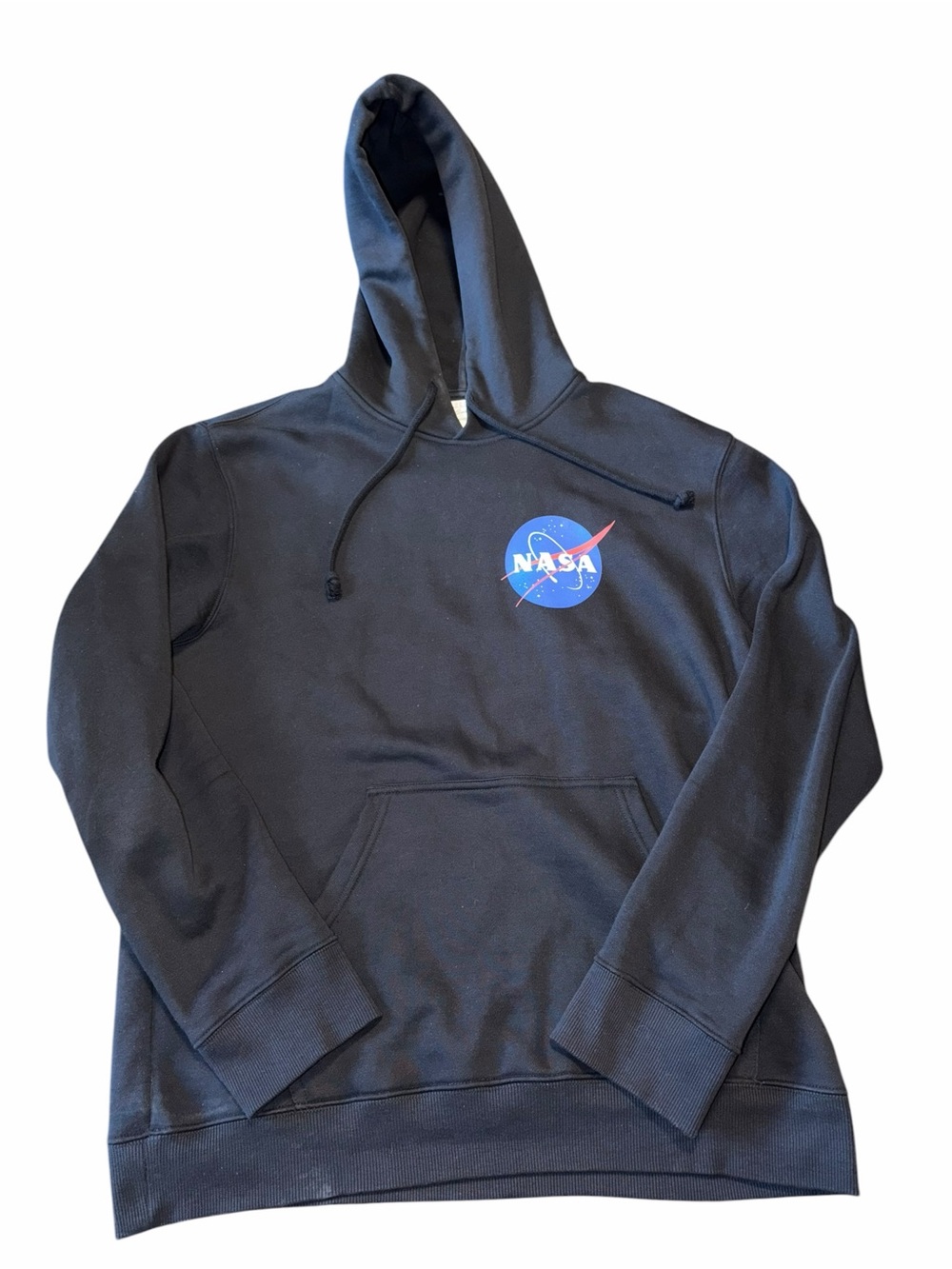 NASA H&M mens L black sweatshirt